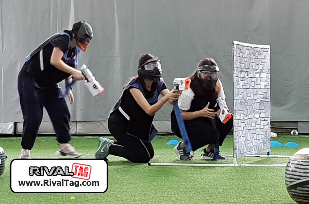 Hold the line and don't let the enemy pass through! | RIVAL TAG Singapore Team Building