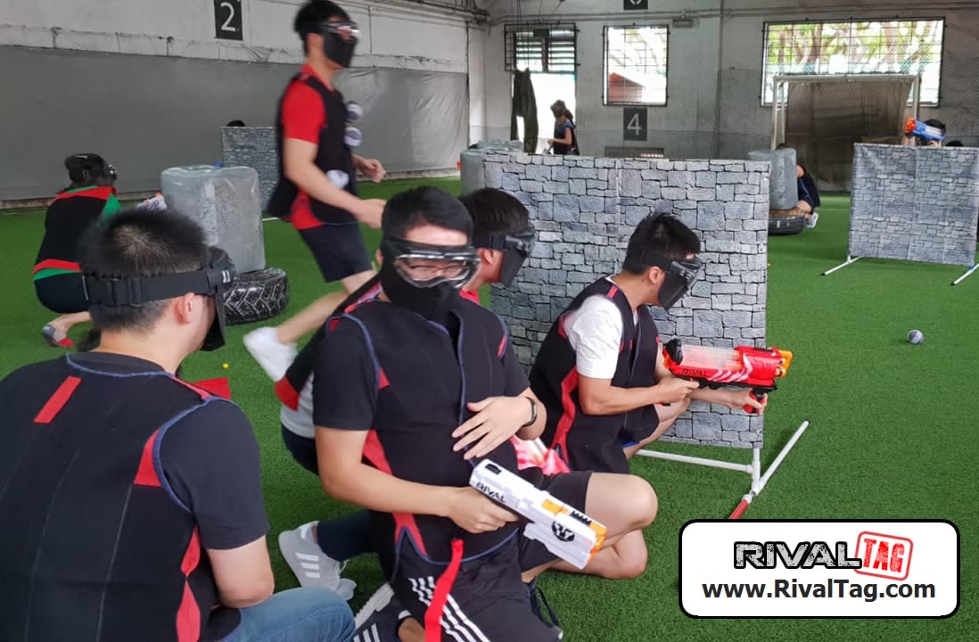 Waiting for the whistle's blow to start the battle! | RIVAL TAG Singapore