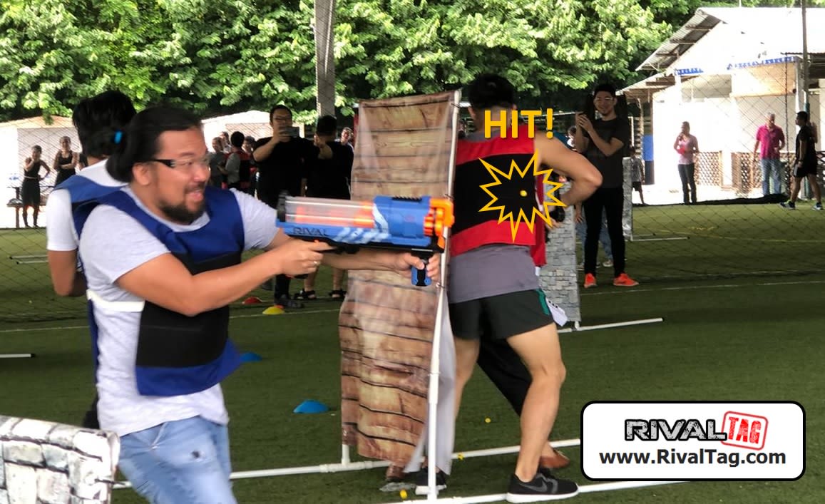 Never turn your back at the enemy! | RIVAL TAG Singapore Team Building